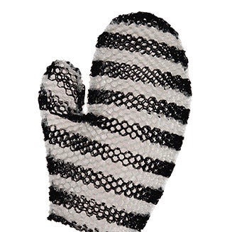 Supracor | Stimulite® Bath Mitt | Black & White