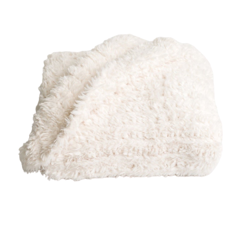 Giraffe at Home | Luxe™ Knit Throw | Cream