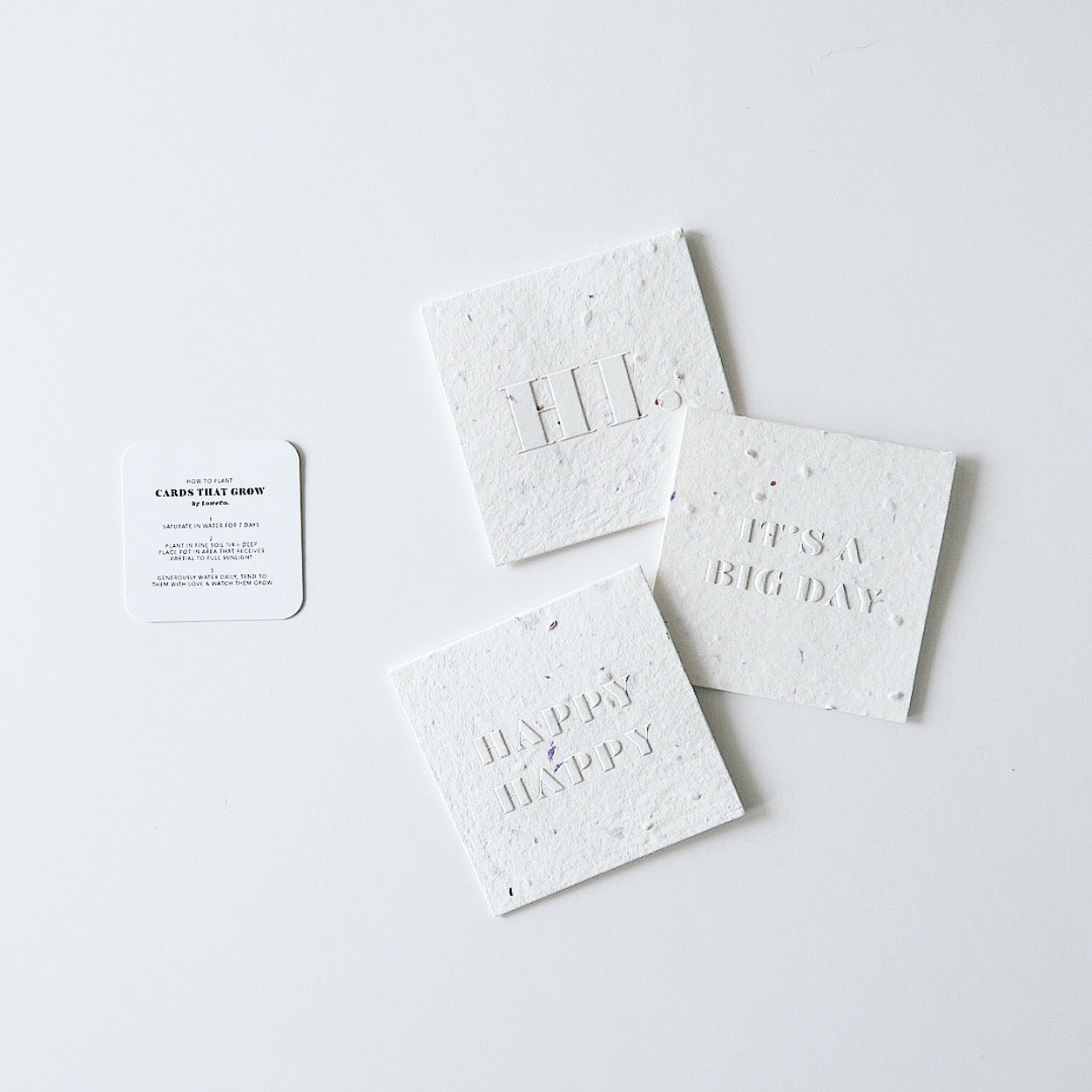 LoweCo. | HAPPY HAPPY | Plantable Poco Cards That Grow