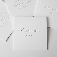 LoweCo. | Naughty/Nice card