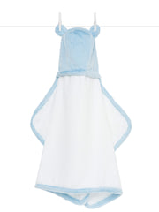 Little Giraffe  | Luxe™ Hooded Towel | Blue