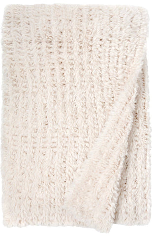 Giraffe at Home | Luxe™ Knit Throw | Cream